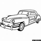 Chrysler Coloring 1946 Pages Cars Town Country Thecolor sketch template