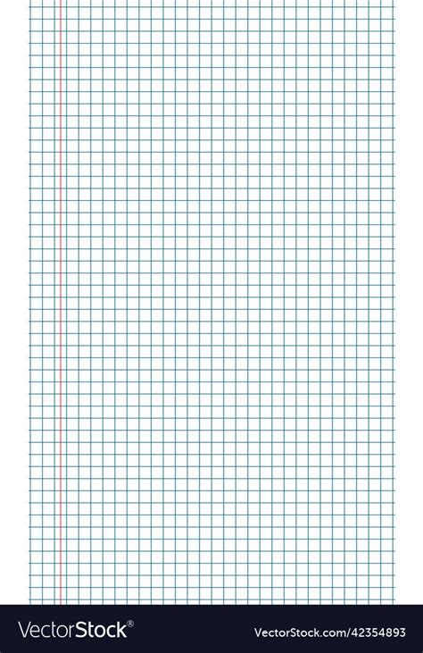 graph paper printable squared grid paper vector image