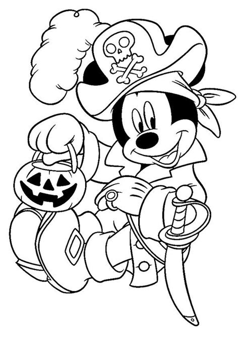 mickey halloween halloween coloring sheets disney coloring pages