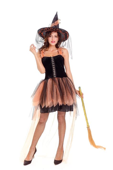 hot sale adult witch halloween fancy dress women sexy witch costume