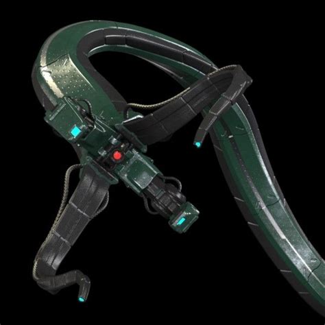 ds max robotic tentacle  model tentacle robot tactical helmet