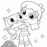 Coloring Pages True Bartleby Rainbow Kingdom Printable Cat Bettercoloring sketch template