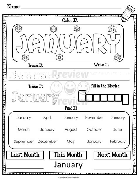 months   year worksheets   teachers