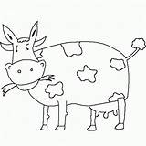 Cow Grass sketch template