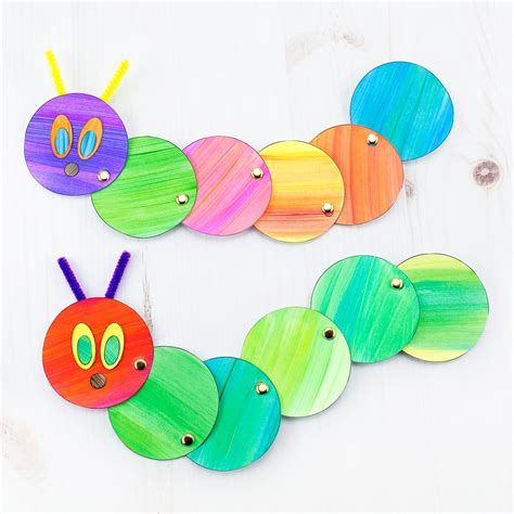 caterpillar art  preschoolers