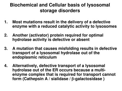 ppt the lysosome and lysosomal storage disorders lsd