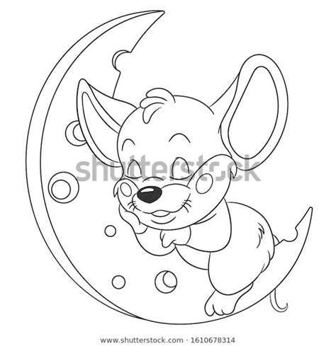 find coloring page cute baby mouse cartoon stock images  hd