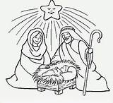 Sauvage27 Nativity Anche sketch template