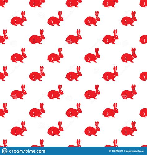 seamless rabbit pattern stock vector illustration  marketing