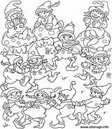 Festivites Celebrent Lutins Elfs Pere sketch template