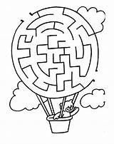 Kids Fun Worksheets Printable Mazes Coloring Maze sketch template