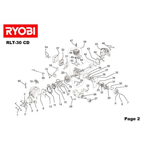 Buy A Ryobi Rlt30cd Spare Part Or Replacement Part For Your 30cc Line