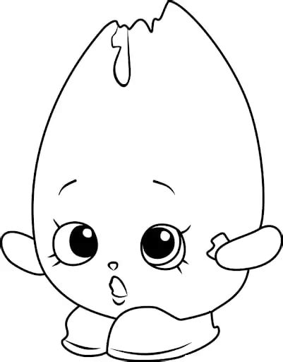 cheezey  shopkin coloring page  printable coloring pages  kids