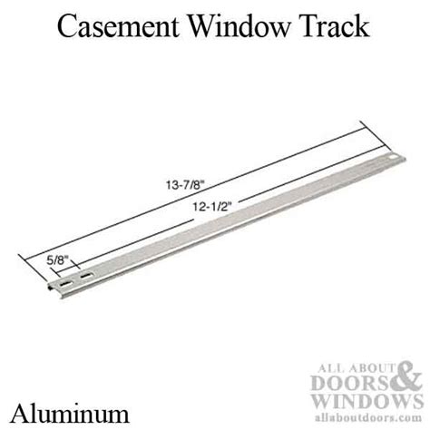 casement window track aluminum