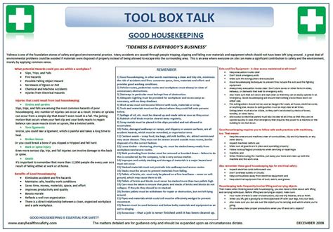 general construction safety form toolbox talks printable  todoplm
