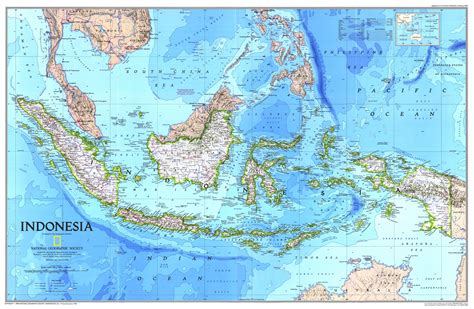 indonesia supermap wall map buy wall map  indonesia mapworld theme