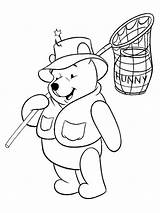 Pooh Bear Coloring Pages Printable Color Bright Colors Favorite Choose Kids sketch template