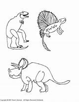 Dimetrodon Coloring Book Rex Animals Popular sketch template