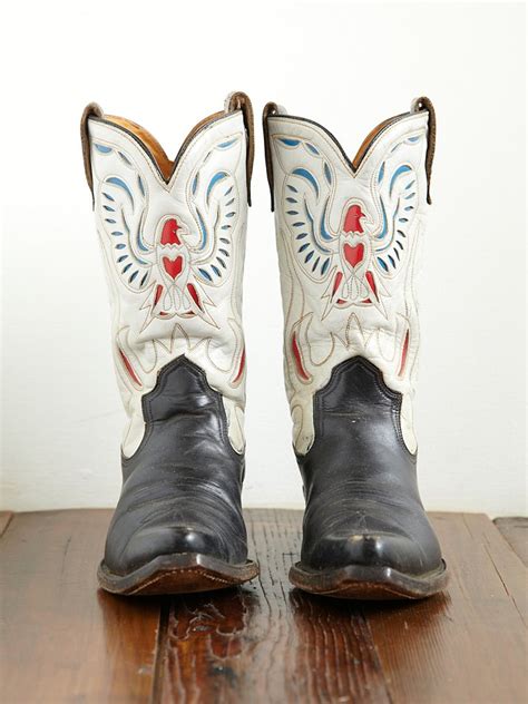 people vintage eagle design acme western boot lyst