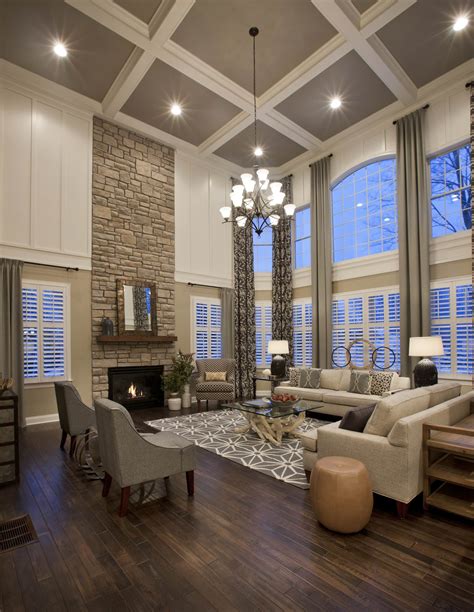 family room estates  cohasset  toll brothers interior design