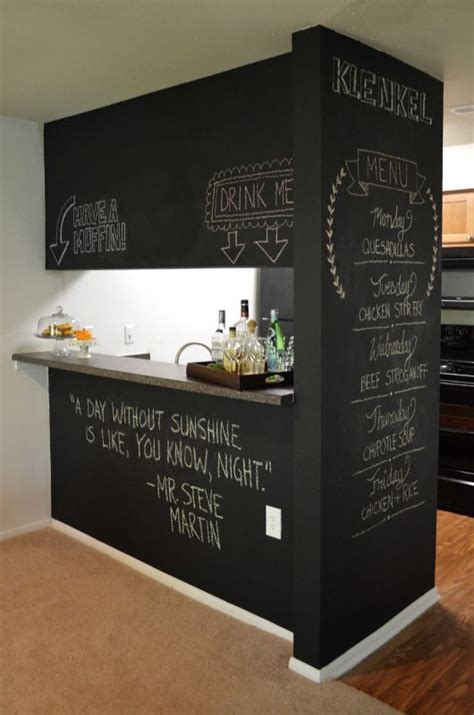 creative chalkboard ideas  kitchen decor digsdigs