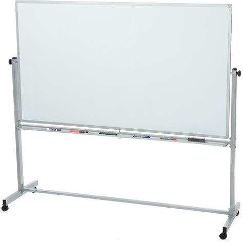 rolling magnetic dry erase whiteboard double sided reversible    magnetic white board