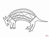 Aboriginal Wallaby Kangaroo Sketchite Worksheets Designlooter Supercoloring Escuela Castillo sketch template