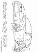 Coloring Rally Subaru Pages Car Impreza Template sketch template
