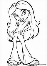 Coloring Pages Bratz Printable Drawing Doll Kids Colouring Print Sheets Book Drawings Girls Lips Disney Coloriage Adult Paintingvalley Posed Cool sketch template