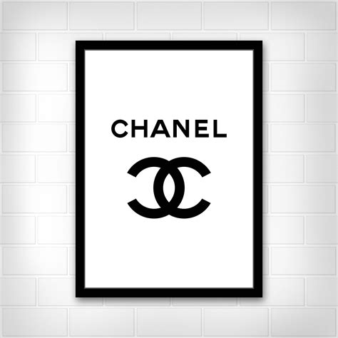 chanel poster chanel print chanel quotes chanel art chanel decor