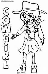 Cowgirl Coloring Pages Colorings sketch template