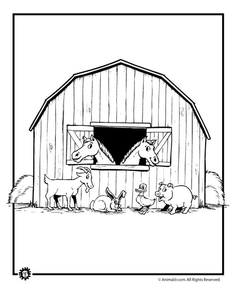 farm coloring pages preschool coloring home