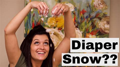 diaper snow object lesson youtube