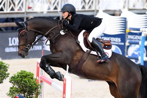 georgina bloomberg takes home  prize  horse show page