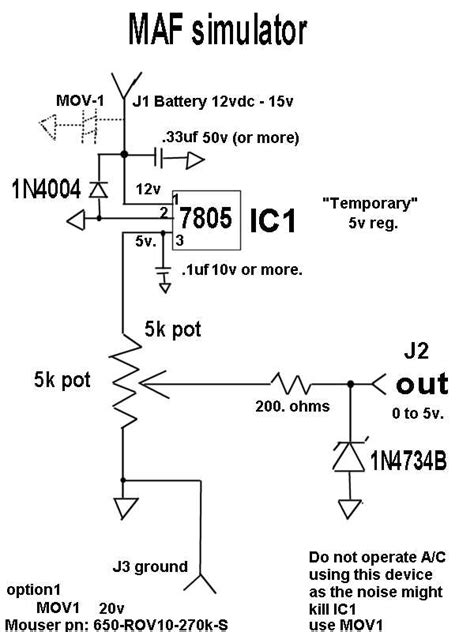 wiring diagram maf bosch maf sensor wiring diagrams youtube  wiring diagram