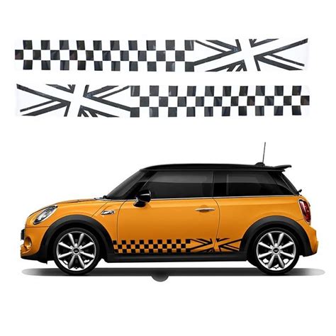 2019 Side Skirt Body Car Decals Sticker For Bmw Mini