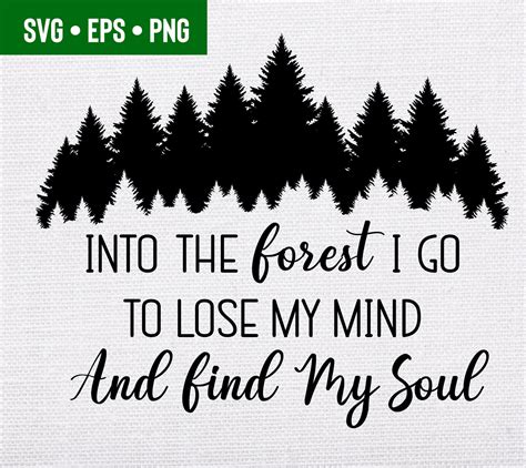 forest    lose  mind  find  soul svg etsy