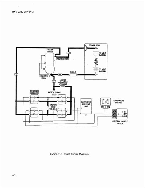 warn winch wiring diagram  solenoid wiring diagram