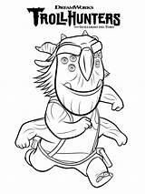Trollhunters Coloring Pages Blinky Fun Kids sketch template