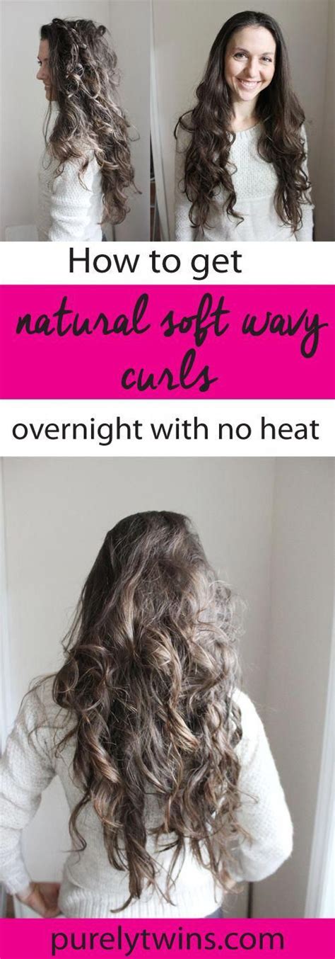 how to curl your hair with no heat or curling iron the