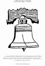 Coloring Pages Liberty Bell Society sketch template