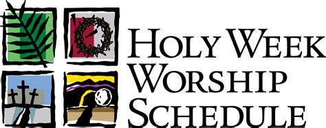 holy week schedule st isidro  worker parish biliran blogs