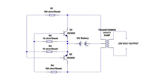 pin  inverter circuit diagram