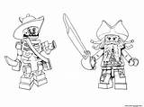 Coloring Pirates Lego Pages Printable sketch template