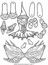 Coloring Puppet Pages Puppets Elf Feather Paper Pheemcfaddell Fairy Crafts Fern Printable Dolls Library Clipart Popular Choose Board Adult sketch template