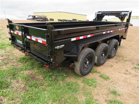 pj trailers  gn triple axle dump trailer farm equipment  trailer dealer  sioux