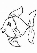 Coloring Pages Fish Kids sketch template