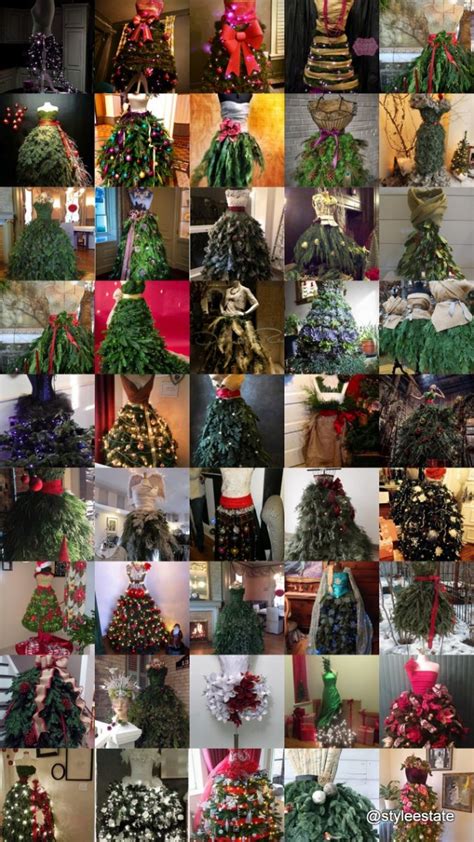 Diy Fashion Inspired Dress Form Christmas Trees How To