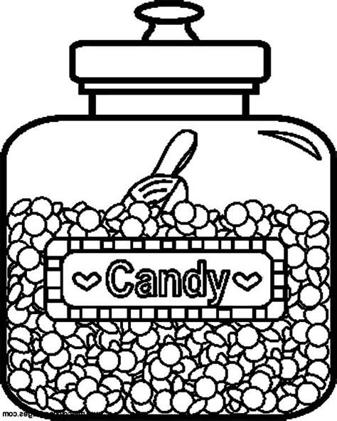 delicious candy jar coloring pages bulk color candy coloring pages