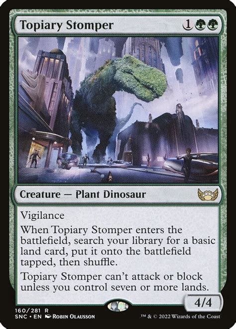 topiary stomper snc  magic  gathering card